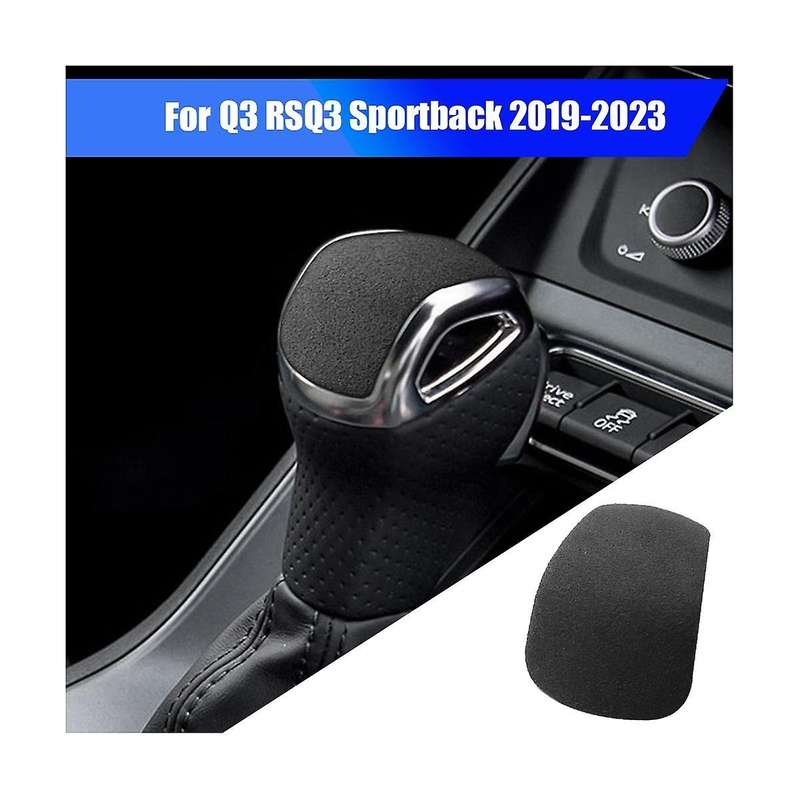 Car Gear Shift Knob Trim Cover for Q3 Rsq3 Sportback 2019-2023 Shifter Handball Cover Sticker Acces