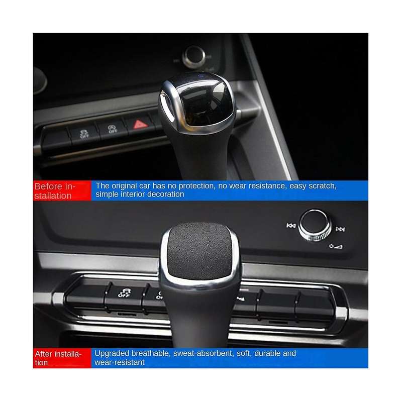 Car Gear Shift Knob Trim Cover for Q3 Rsq3 Sportback 2019-2023 Shifter Handball Cover Sticker Acces