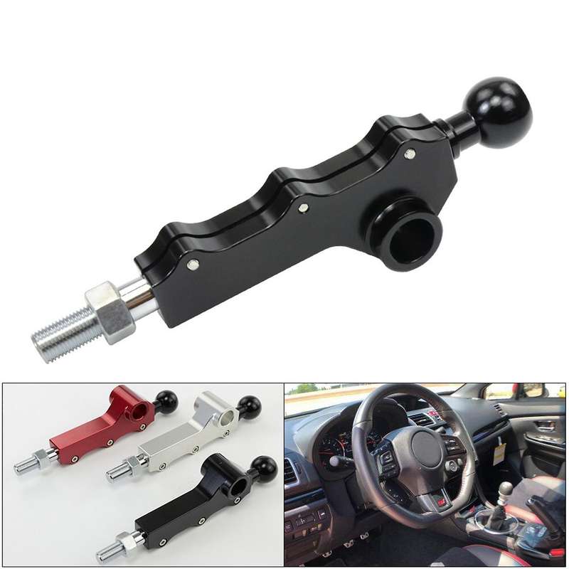 Car Gear Shift Lever Adjustable Short Height Throw Shifter for 2008-2014 Black