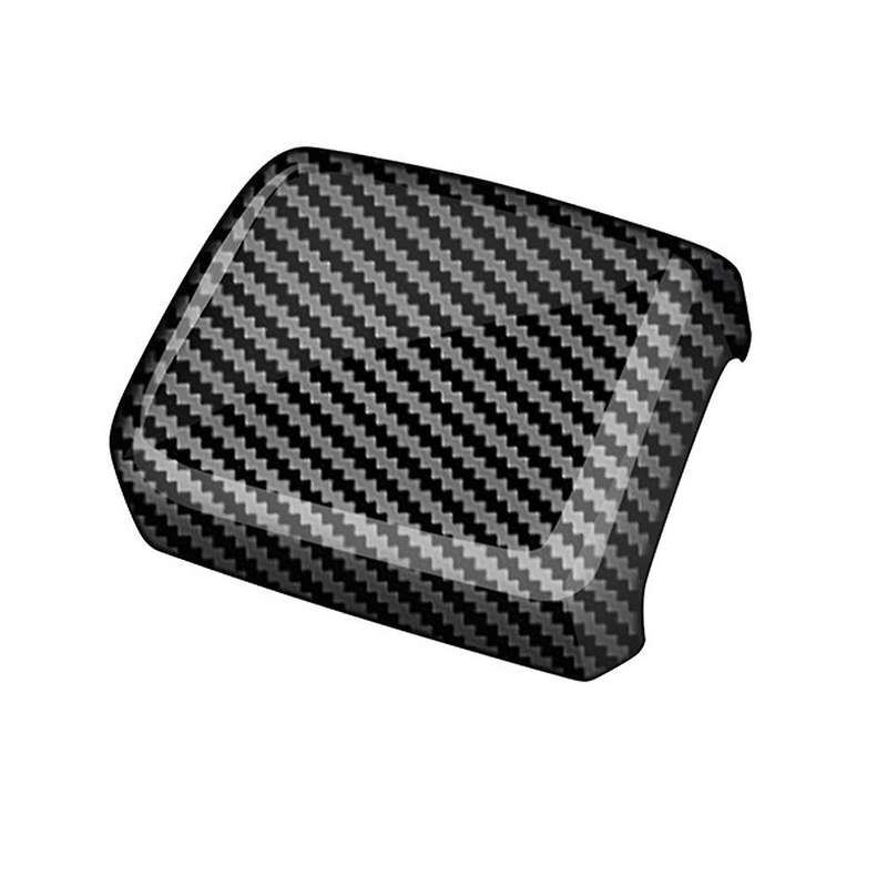 Car Gear Shift Knob Trim Cover Sticker Car Interior Accessories for 2024 Carbon Fiber Pattern