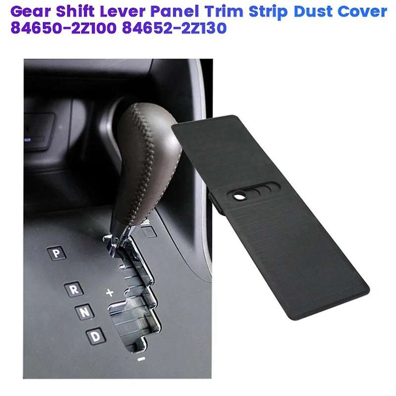 Car Gear Shift Lever Panel Trim Strip 84650-2Z100 84652-2Z130 for IX35 2010-2017 Shift Knob Rubber