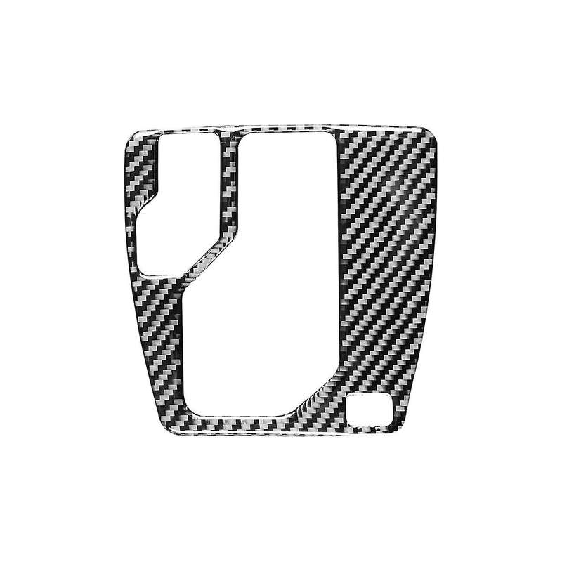 Car Gear Shift Panel Cover Trim Decorative Sticker Carbon Fiber for Xc90 2003-2014 Lhd
