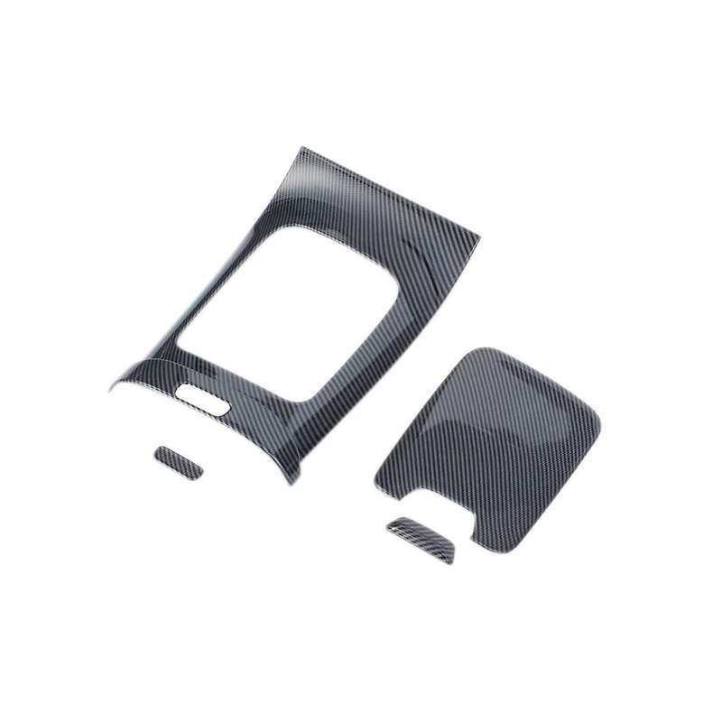 Car Gear Shift Panel Central Water Cup Cover Trim for Glc Class X254 Glc260 Glc300 2023(carbon)
