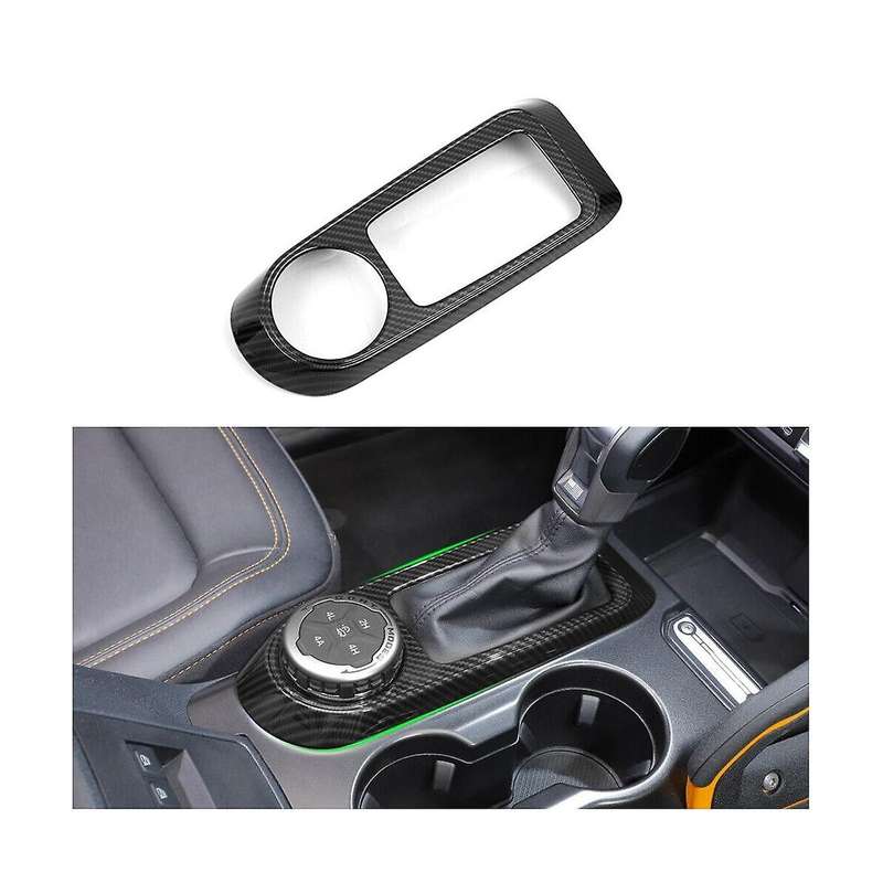 Car Gear Shift Panel Decorations Cover Trim Sticker for 2021 2022 2023 Accessories ,abs Carbon Fibe