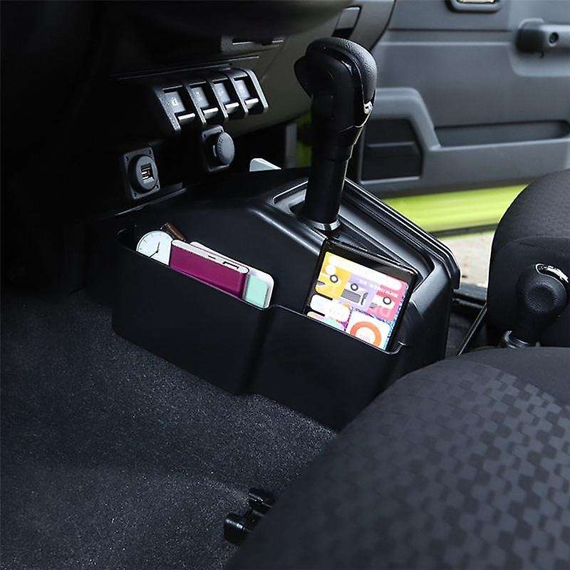 Car Gear Shift Storage Box Organizer for Suzuki Jimny Black