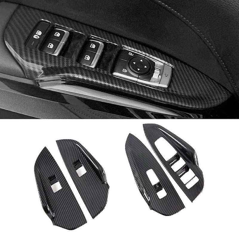 Car Glass Switch Door Armrest Cover Inner Armrest Window Button Trims for K5 2020