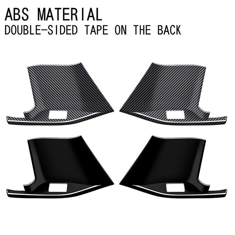 Car Glass Switch Panel Door Armrest Lift Button Glass Switch Panel Cover for ALPHARD 2015-2019 Black