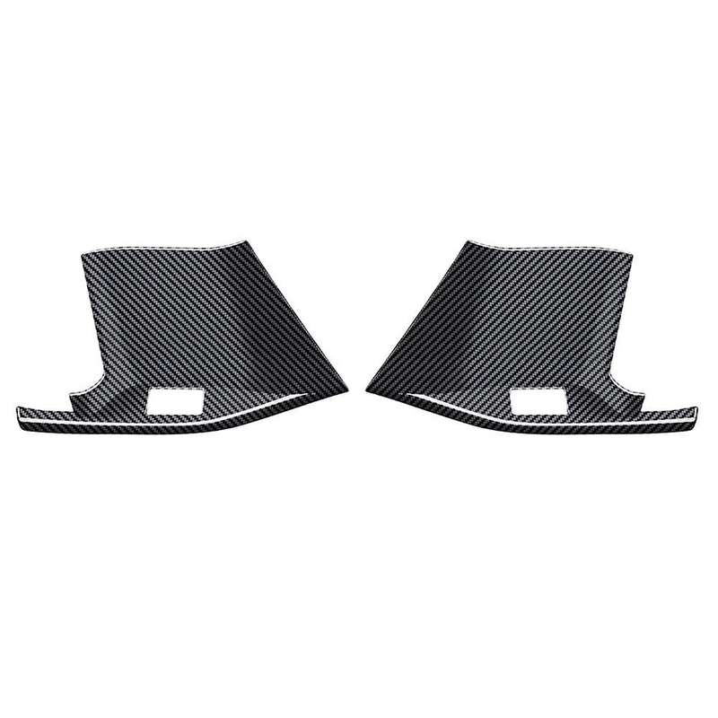 Car Glass Switch Panel Door Armrest Lift Button Glass Switch Panel Cover for ALPHARD 2015-2019 Carbo