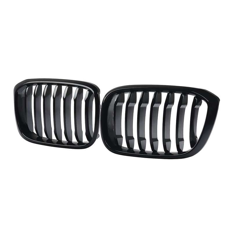 Car Gloss Black Front Hood Kidney Grille Grill for  X3 X4 G01 G02 2018-2020