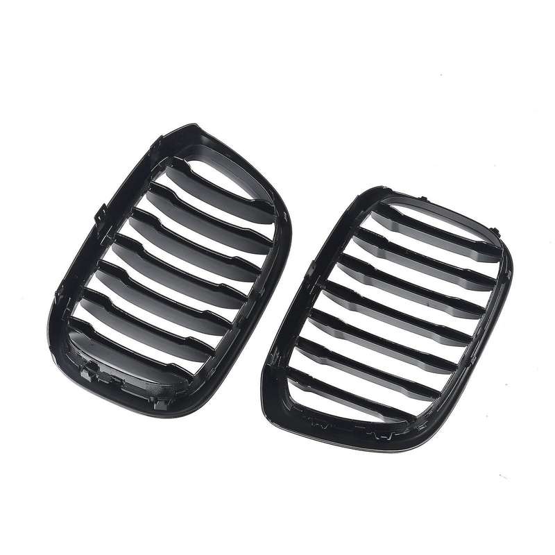 Car Gloss Black Front Hood Kidney Grille Grill for  X3 X4 G01 G02 2018-2020
