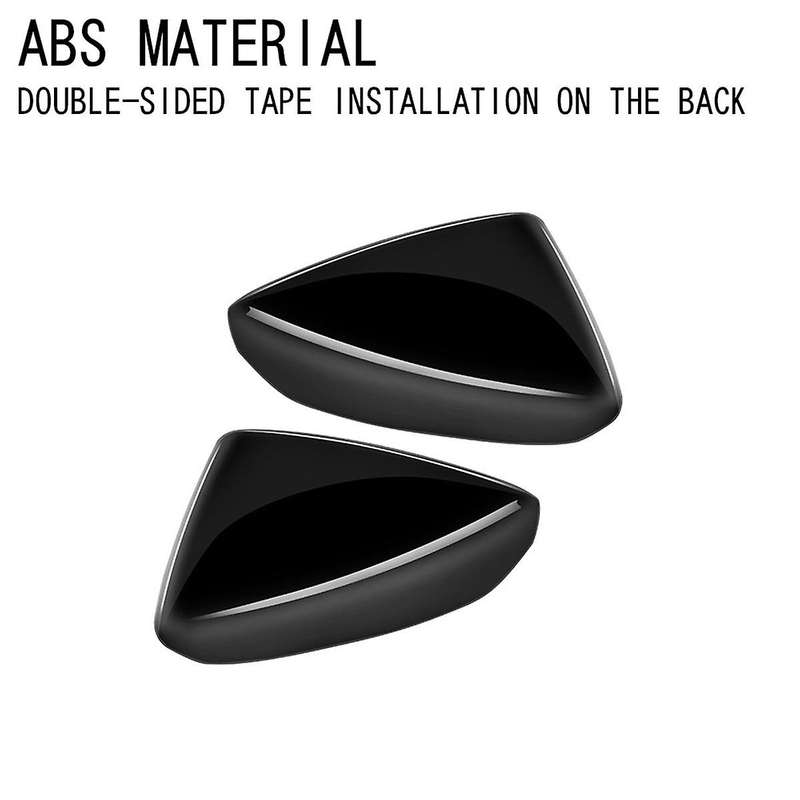 Car Gloss Black Rearview Side Mirror Cover Trim Frame Side Mirror Caps for -60 2022 2023