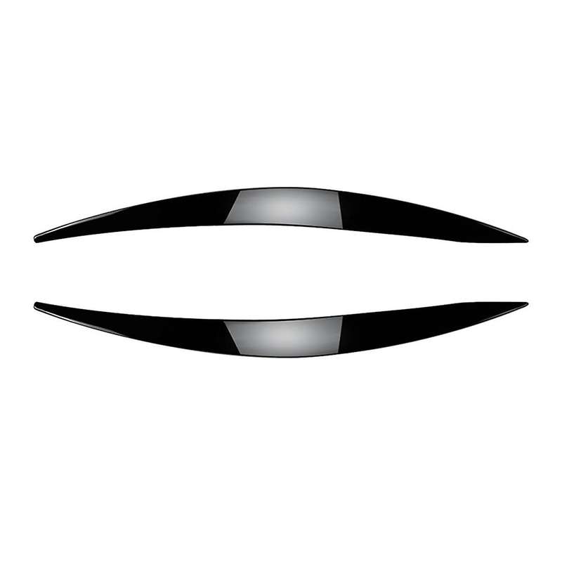 Car Gloss Black Headlight Lamp Eyebrows Cover Trim for Focus Mk4 2019-2021 Car Eyelids Lids