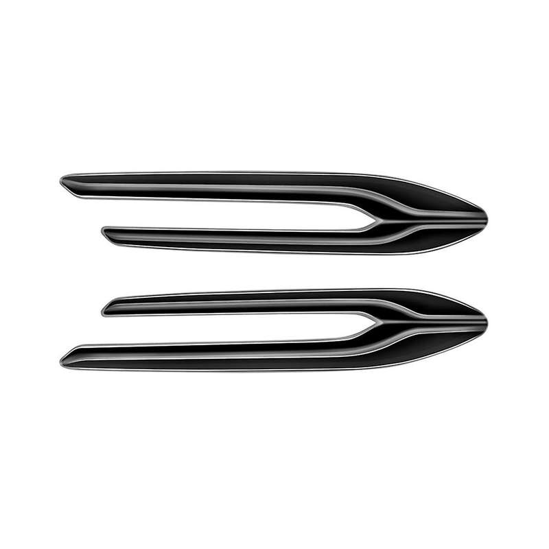 Car Gloss Black Side Wing Emblem Cover Trim Stickers Car Exterior Styling Side Wing for -60 2022+ RH
