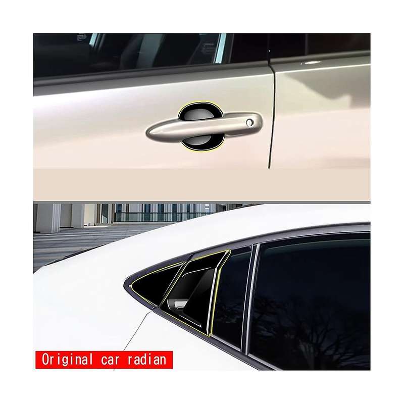 Car Glossy Black for Prius 60 Series 2020-2023 Car Handle Exterior Door Handle Bowl Cover Trim Stic