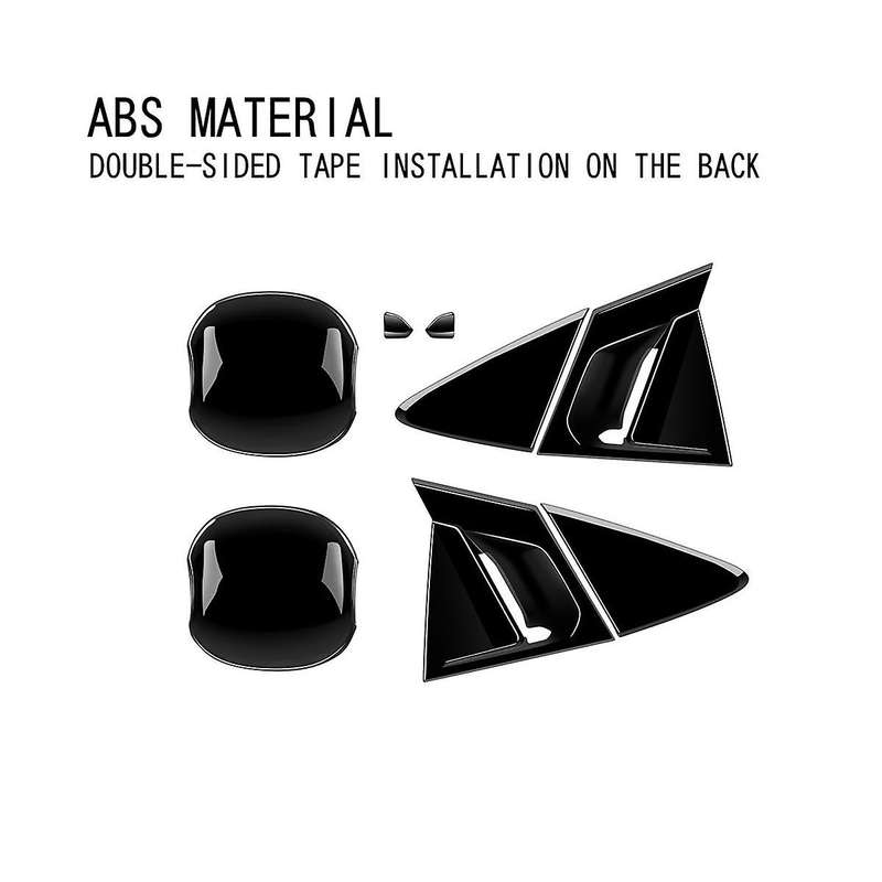 Car Glossy Black for Prius 60 Series 2020-2023 Car Handle Exterior Door Handle Bowl Cover Trim Stic