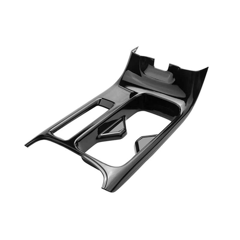 Car Glossy Black Center Console Water Cup Holder Cover Trim Stickers for -v Xrv Xr-v 2022+ Rhd