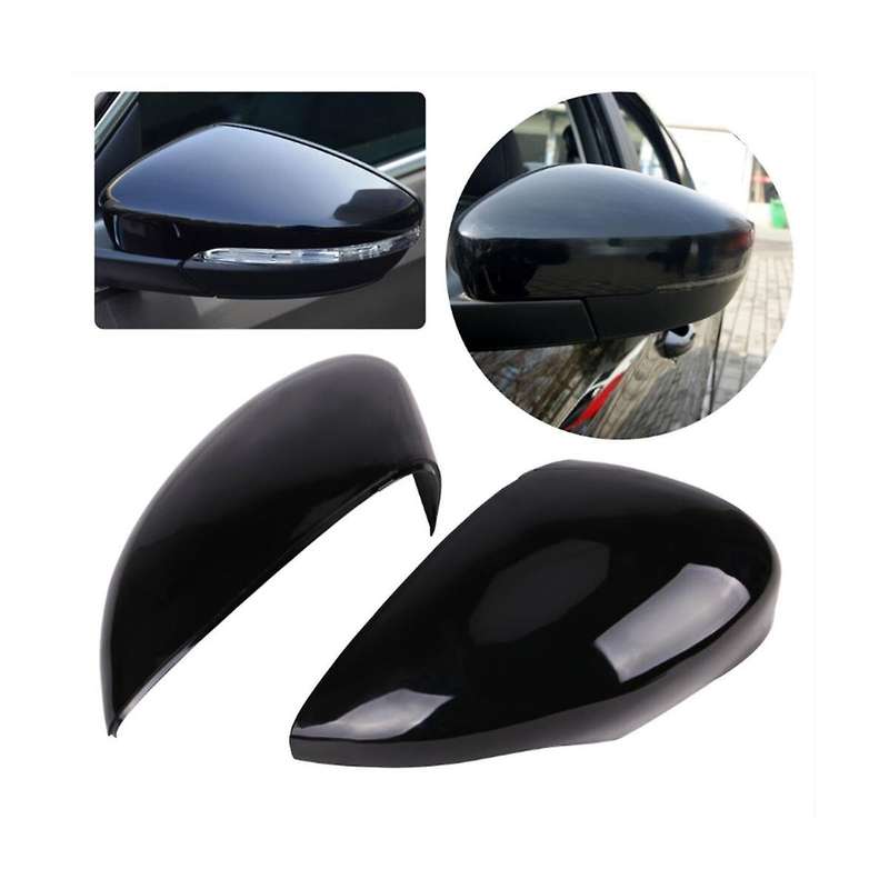 Car Gloss Black Wing Mirror Cover Cap for Fiesta 2009-2015 Side Wing Mirror Caps 8a6117k746ca 8a6117