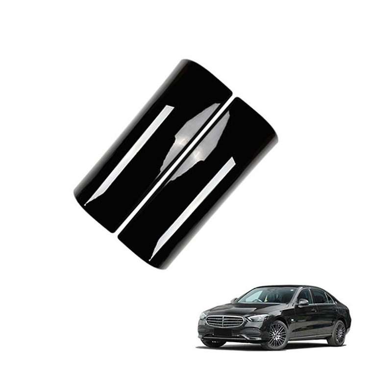 Car Glossy Black Center Console Armrest Box Panel Cover Decoration Stickers for C Class W206 2021 2