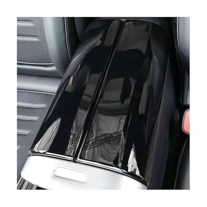 Car Glossy Black Center Console Armrest Box Panel Cover Decoration Stickers for C Class W206 2021 2