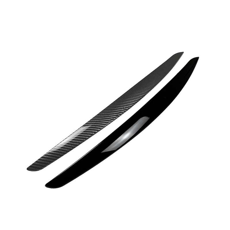 Car Glossy Black Headlights Eyebrows HeadLight Trim Stickers for 3 Series E90 2005-2012 Accessories
