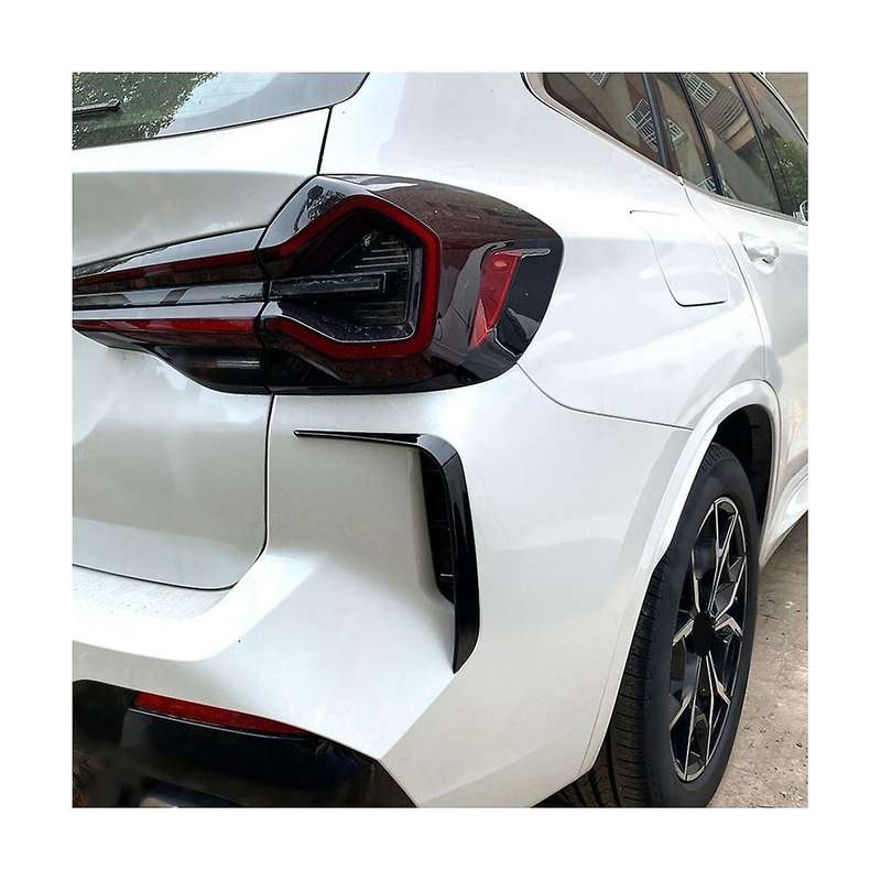 Car Glossy Black Rear Bumper Splitter Kit Spoiler Rear Canard Trim for X3 G01 2022-2023