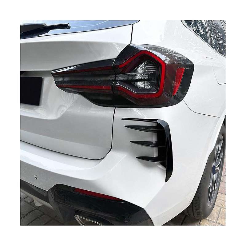 Car Glossy Black Rear Bumper Splitter Spoiler Rear Canard Trim for X3 G01 2022-2023