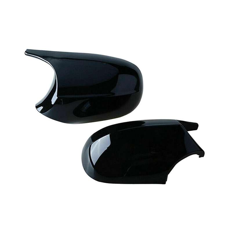 Car Glossy Black Rearview Mirror Cover Side Mirror Case Trim for 3 Series E90 E91 E92 E93 2008-2013