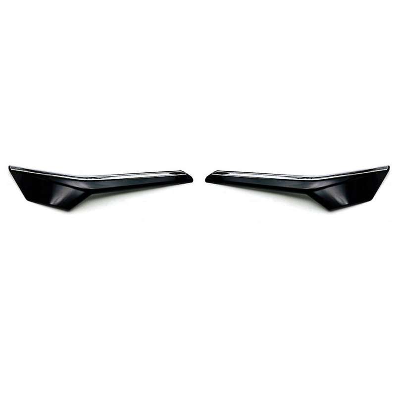 Car Glossy Black Upper Front Center Grille Grill Moulding Strips Cover Trim for Yaris Ativ / Vois 2