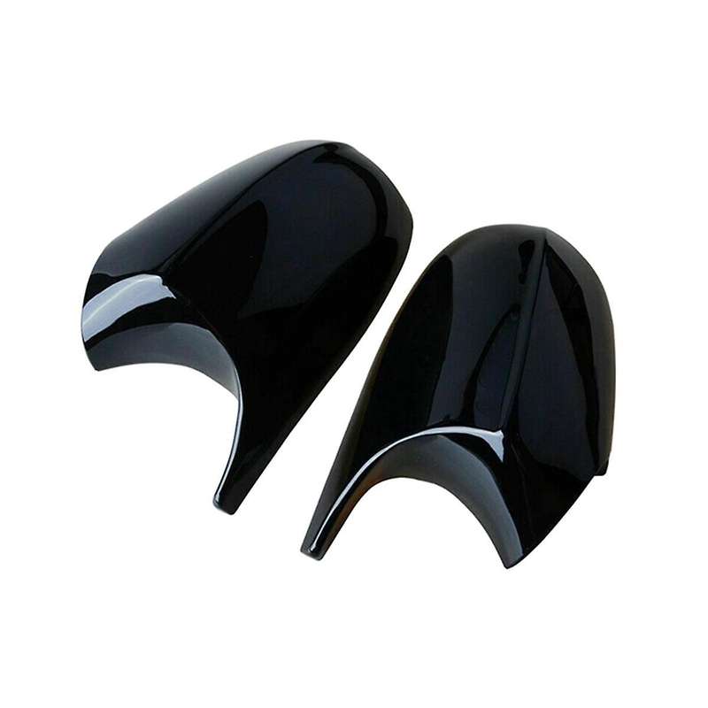 Car Glossy Black Rearview Mirror Cover Side Mirror Case Trim for 3 Series E90 E91 E92 E93 2008-2013