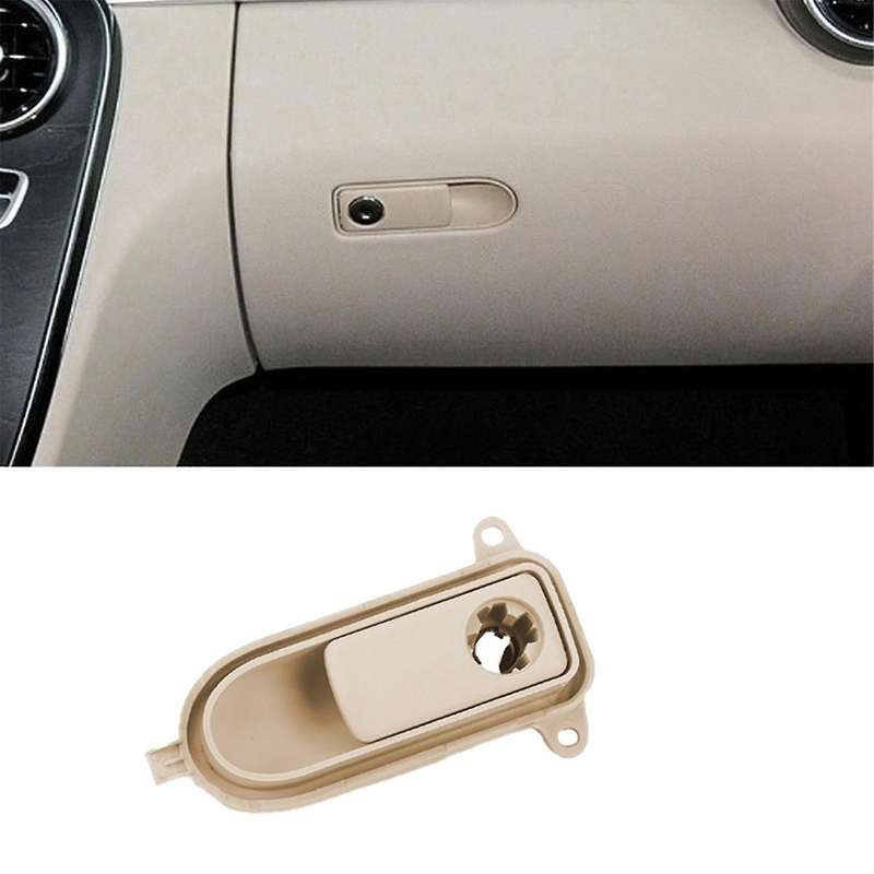 Car Glove Box Handle Cover Lid Toolbox Glove Boxes Cover for V Class W447 W448 2016-2022 Beige