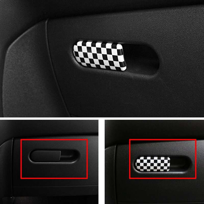 Car Glove Box Handle Storage Box Trim Cover Interior Decoration Sticker for S Jcw F54 F60 Red