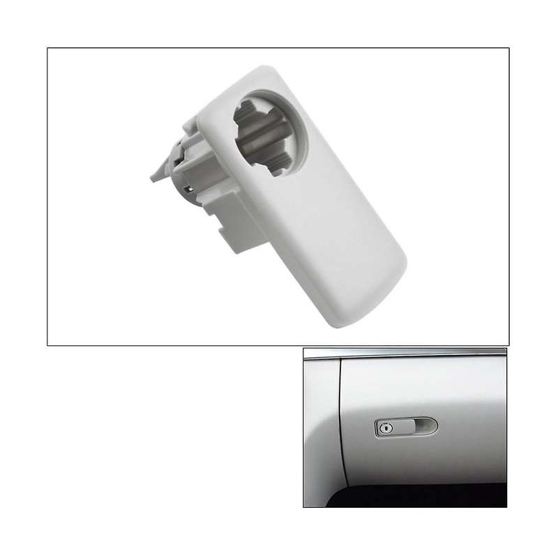 Car Glove Box Latch Cover Switch Lid Lock Toolbox Handle for C GLC Class W205 W253 2056803505(Grey)