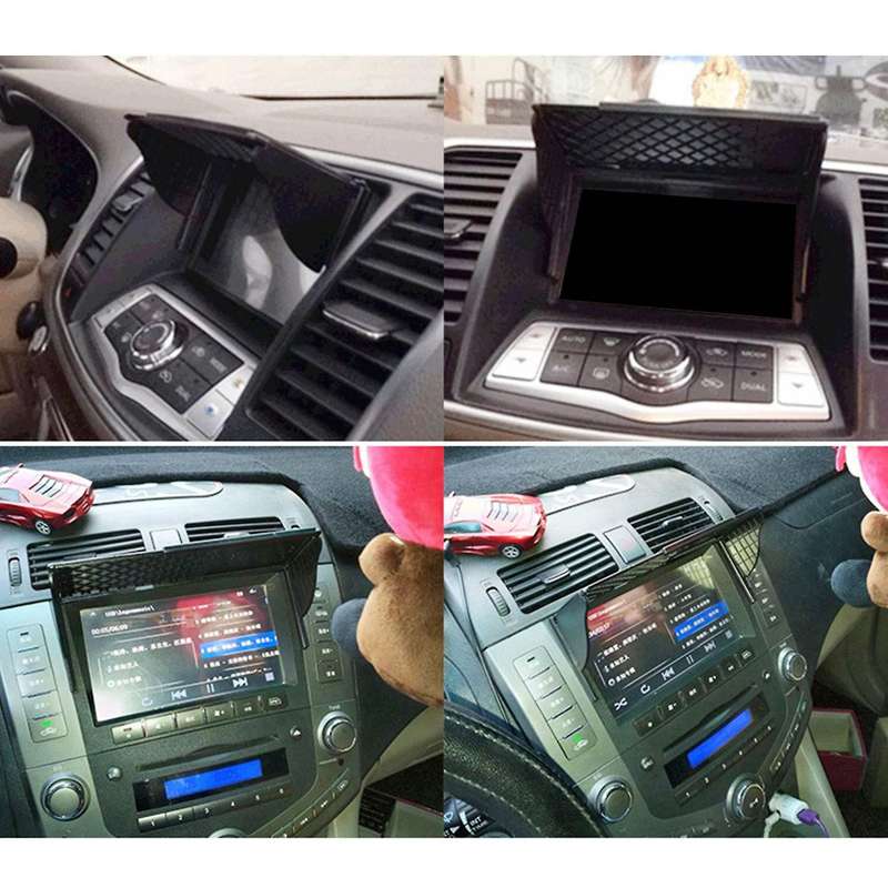 Car GPS Shade Cover for 5.5-10 Inch Universal Barrier Light Cover GPS Navigation Screen Shade Visor