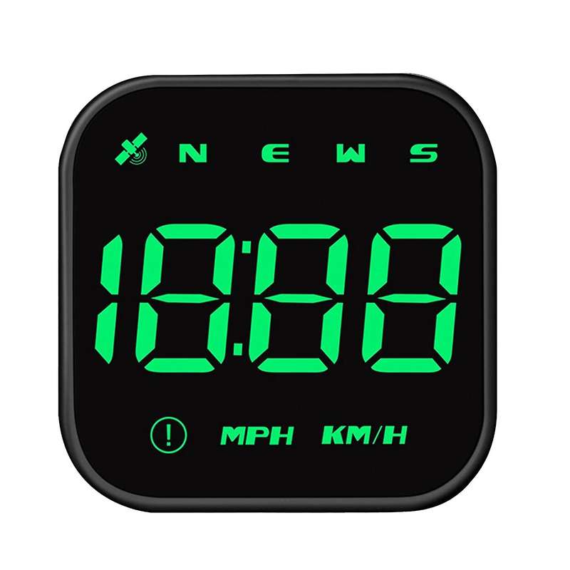 Car Gps Speedometer with Speed , Overspeed Car Alarm Fatigue Driving Reminder for All Car Motorcycl
