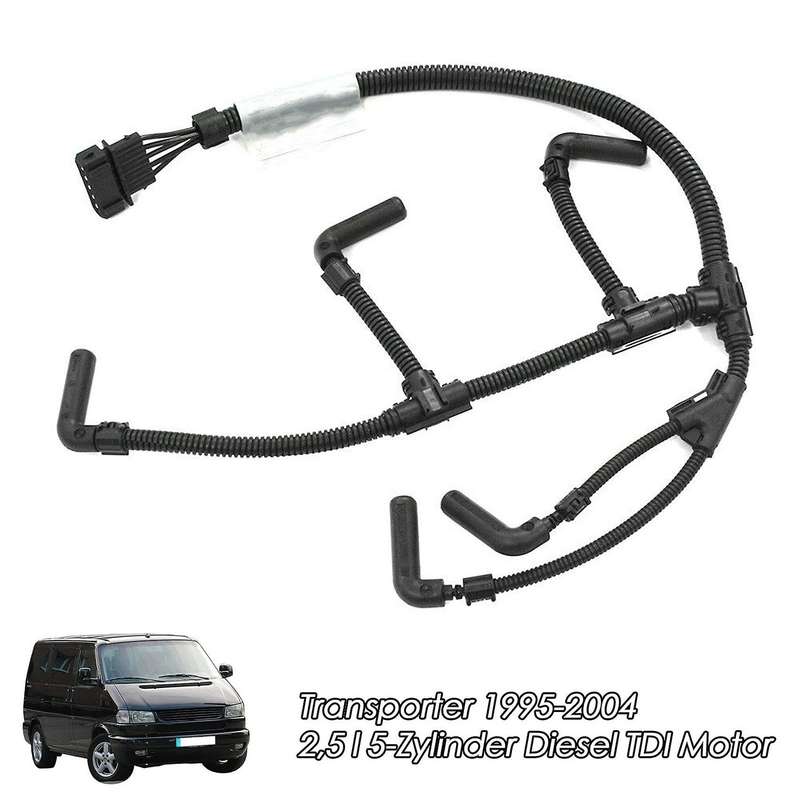 Car Glow Plug Wiring Harness with Replacement 2515 Cylinder for -T4 1995-2004 074972095B