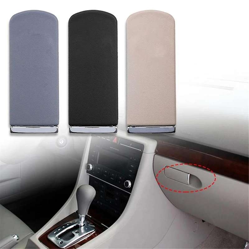 Car Gray Glove Box Lock Lid Handle without Hole for A4 8E B6/B7 A4 8E1857131A 8E1857131 LHD