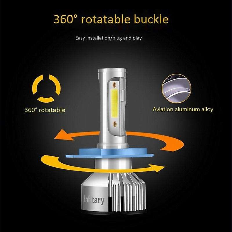 Car H7 Led Running Lights Bulb 6500K HB3 Anti-Fog Headlight Auto Diode Lamps H4