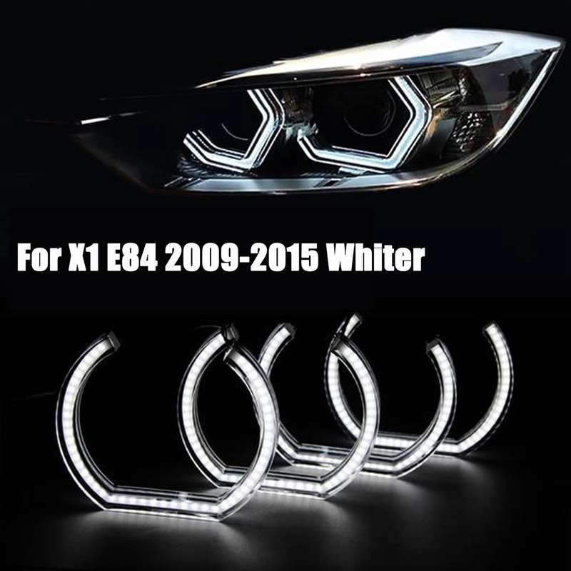 Car Halogen Headlight Excellent DTM Style Ultra Bright Led Angel Eyes Halo Rings for- X1 E84 2009-20