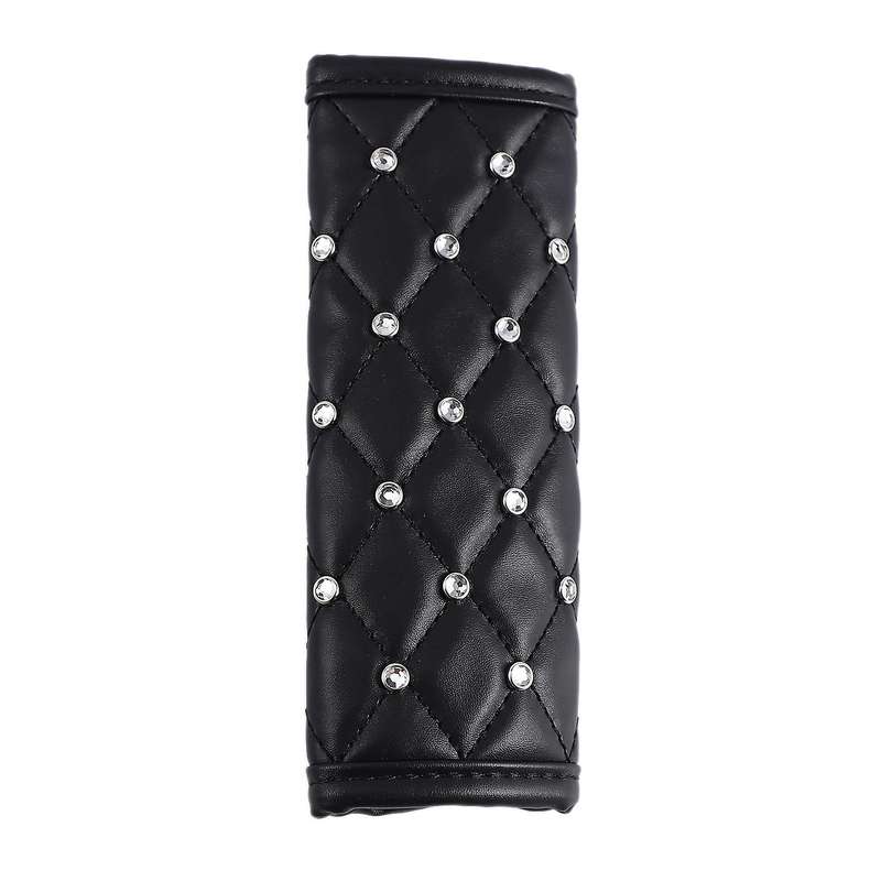 Car Handbrake Cover Black Crystal Sparkled Diamond Cover Interior Accessories Universal Car SUV Truc