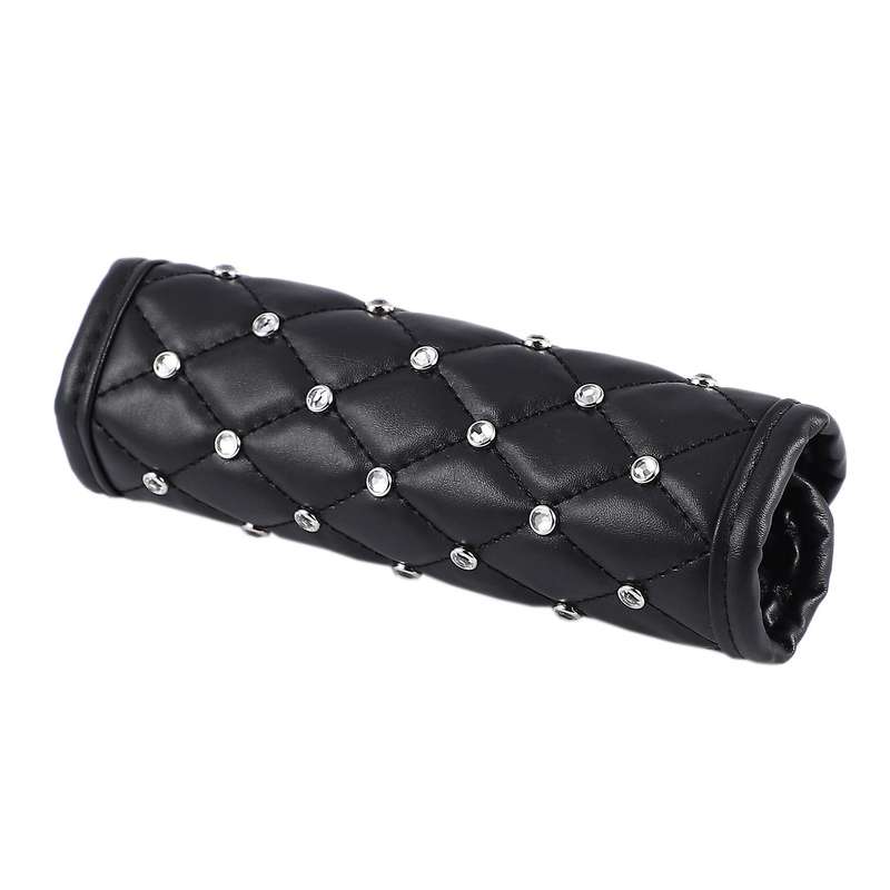 Car Handbrake Cover Black Crystal Sparkled Diamond Cover Interior Accessories Universal Car SUV Truc
