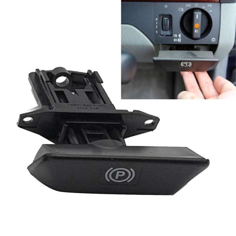 Car Handbrake Switch Assembly Parking Brake Release Handle with Base for E Class W210 2104270020 RHD
