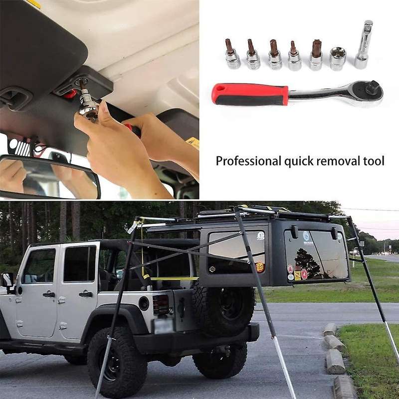 Car Hand-Held Disassembly Tools Screw Demolition Wrench Replacement Tool Kit for JK JL 2007