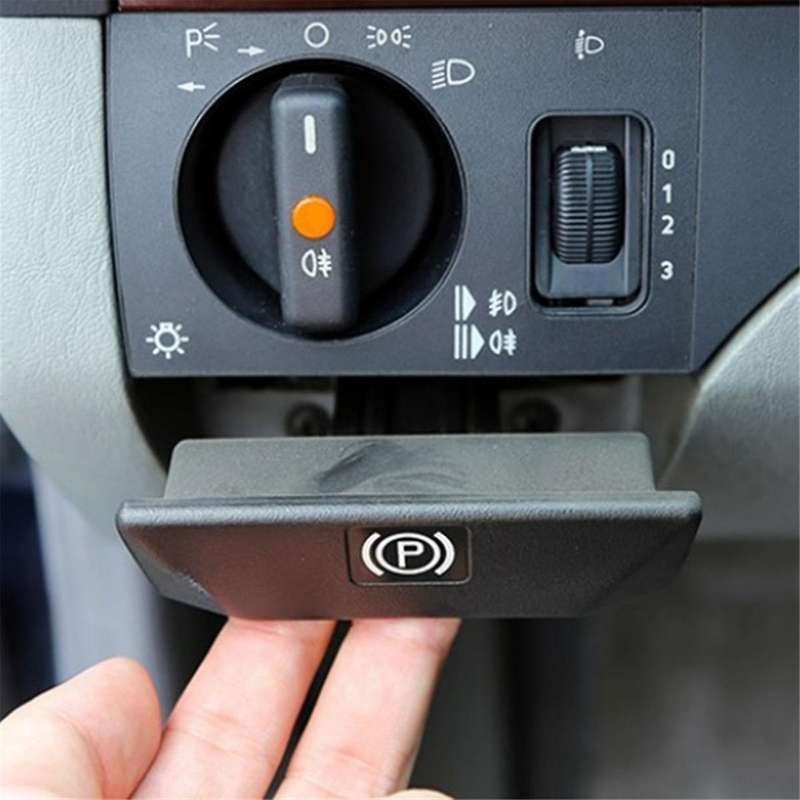 Car Handbrake Switch Assembly Parking Brake Release Handle with Base for E Class W210 2104270020 LHD