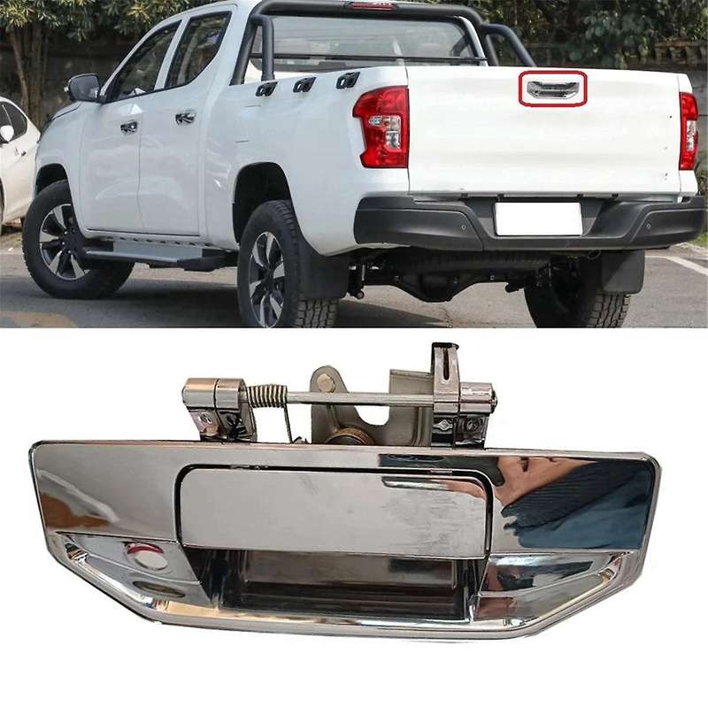 Car Handle for Hunter F70 Cargo Box Handle Rear Trunk Handle Tail Door Buckle Electroplating Handle