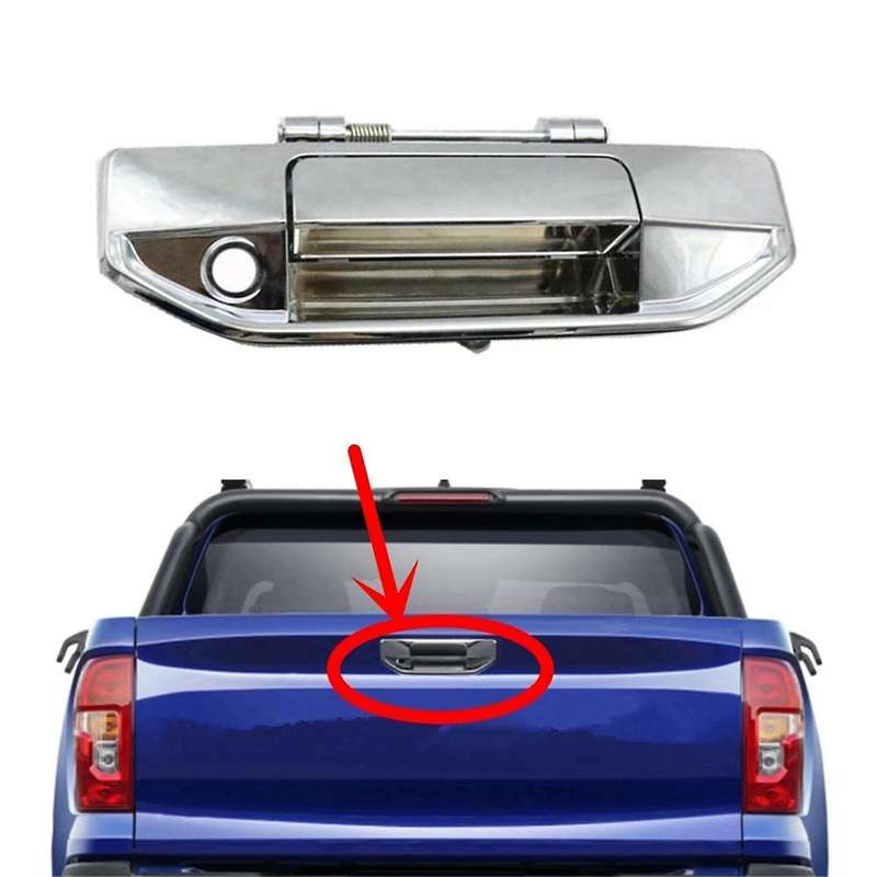 Car Handle for Hunter F70 Cargo Box Handle Rear Trunk Handle Tail Door Buckle Electroplating Handle