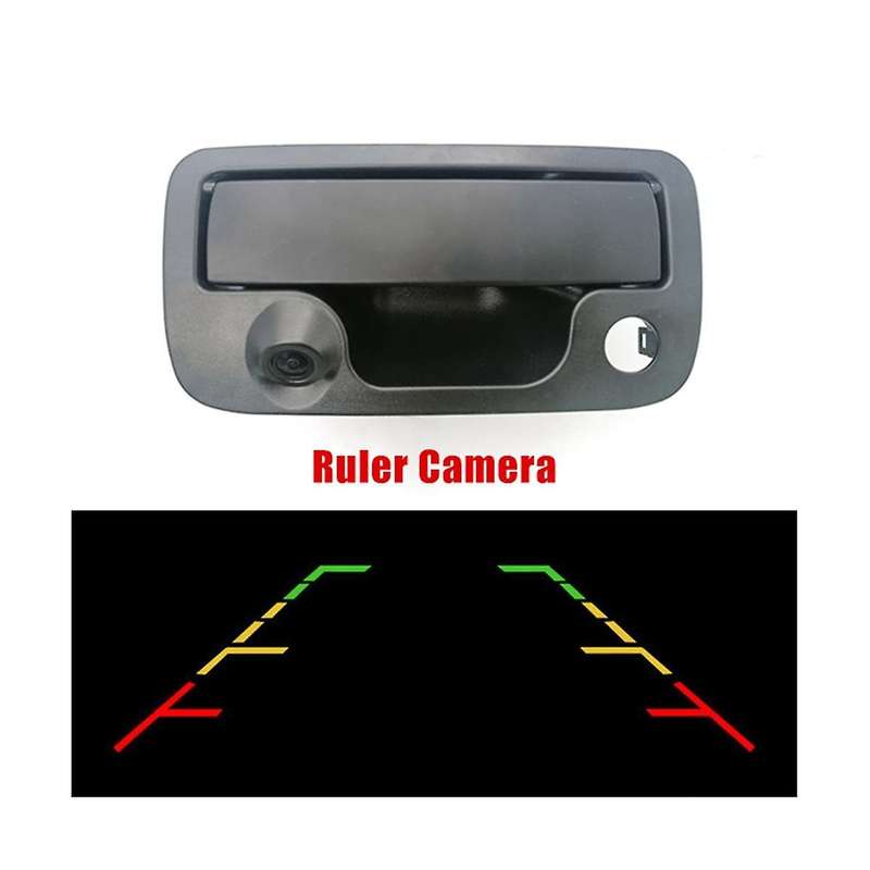 Car Handle Night Vision Wateproof Parking Reverse Backup Camera for Pickup Truck 10-20 Dynamic