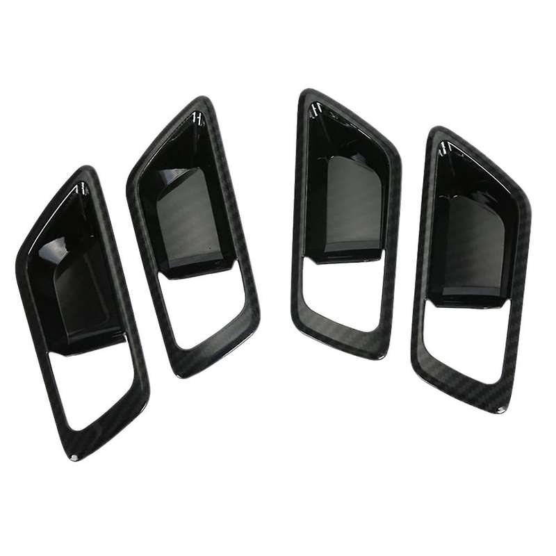 Car Handle Protective Cover Door Handle Outer Bowls Trim Accessories for C- 2016-2020 Carbon Fiber