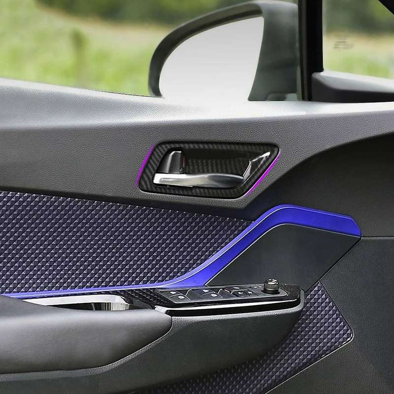 Car Handle Protective Cover Door Handle Outer Bowls Trim Accessories for C- 2016-2020 Carbon Fiber