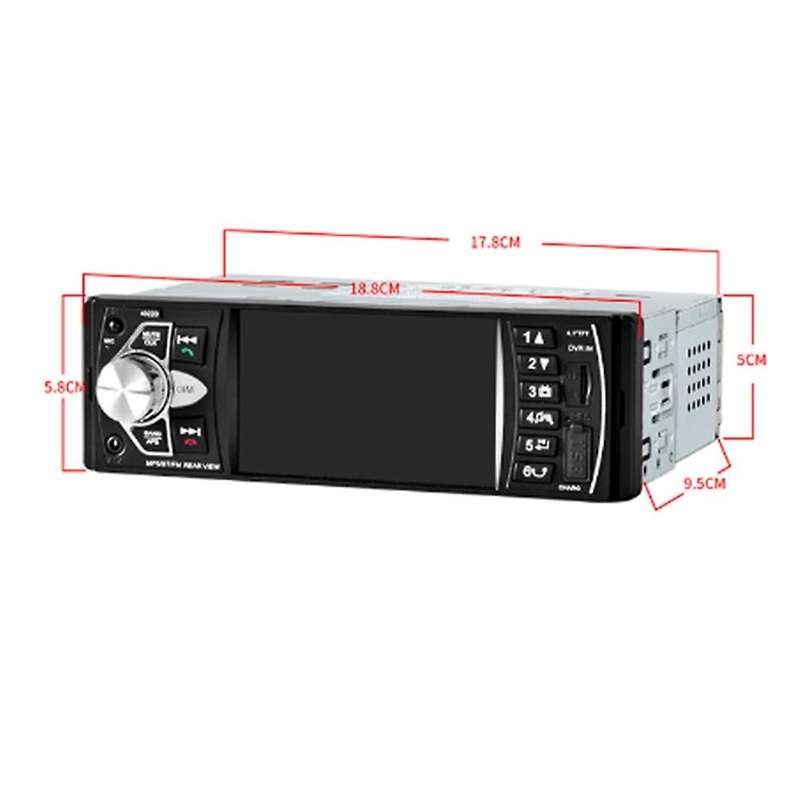 Car Hd 4.1inch Bluetooth Mp5 Player Reversing Screen Radio Player Universal 4022d+steering Wheel Re
