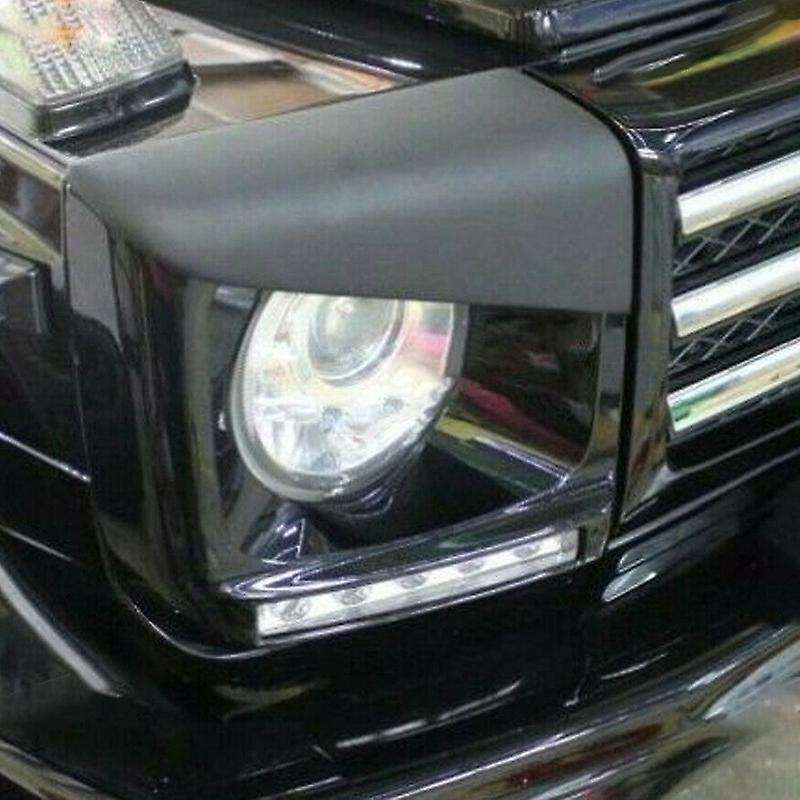 Car Head Light Eyelid Eyebrow Cover Trim for W463 G-Class G63 G500 G55